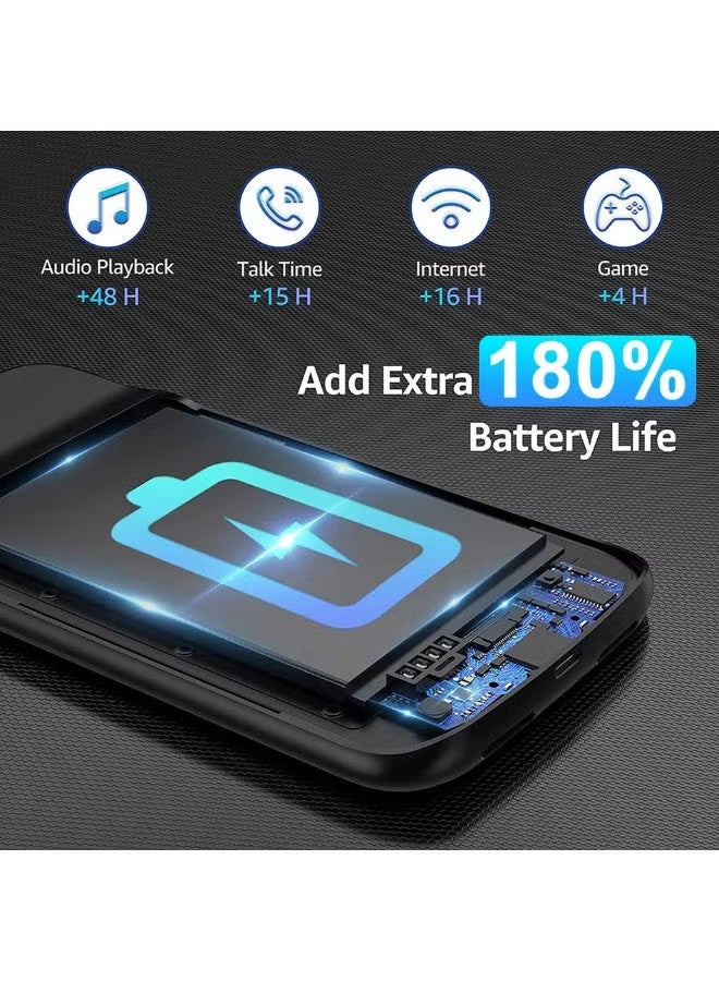 7000mAh Battery Case for iPhone 16 Pro – Rechargeable Charging Cover - Image 3